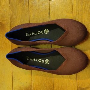 Rothy's Eggplant Colored Flats Size 8.5